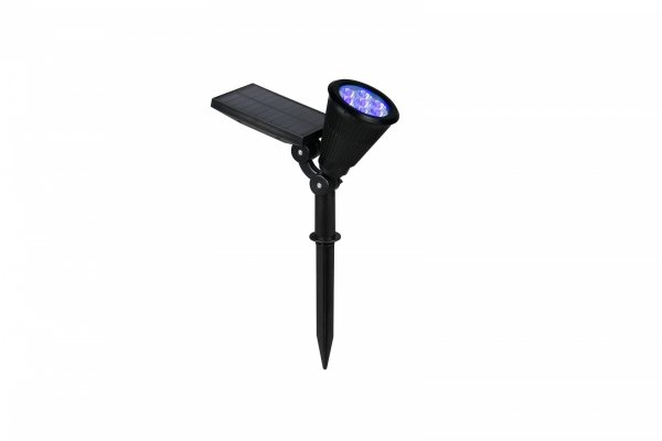 Minimalistyczny reflektorek ogrodowy solarny uniwersalny nowoczesny LED czarny regulowany czujnik zmierzchu FESTIVAL SOLAR IP44 R84756232 Rl