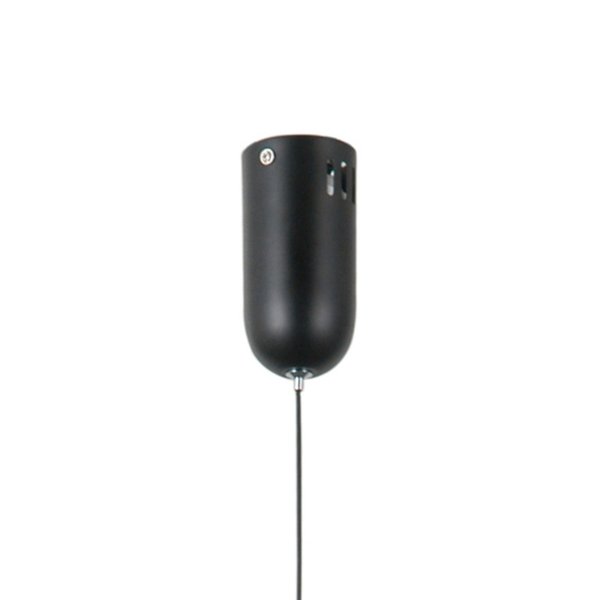 Czarna lampa wisząca nowoczesna Pedro Italux PND-34405-3V-BK