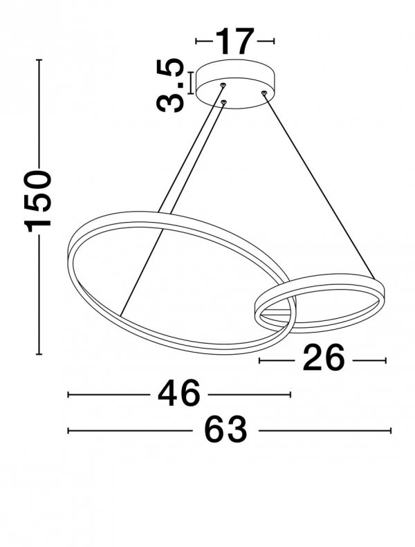 Lampa wisząca CHULUMANI LE44820 Luces Exlusivas