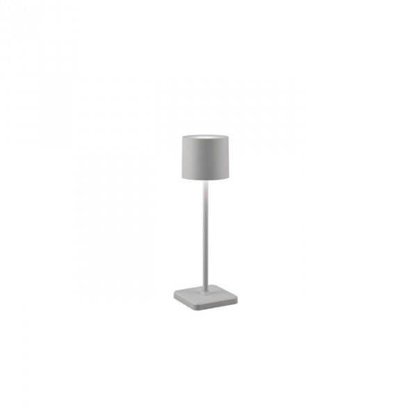 Lampka Stołowa Przenośna Akumulatorowa Szara LED FERNANDEZ R54096177 RL