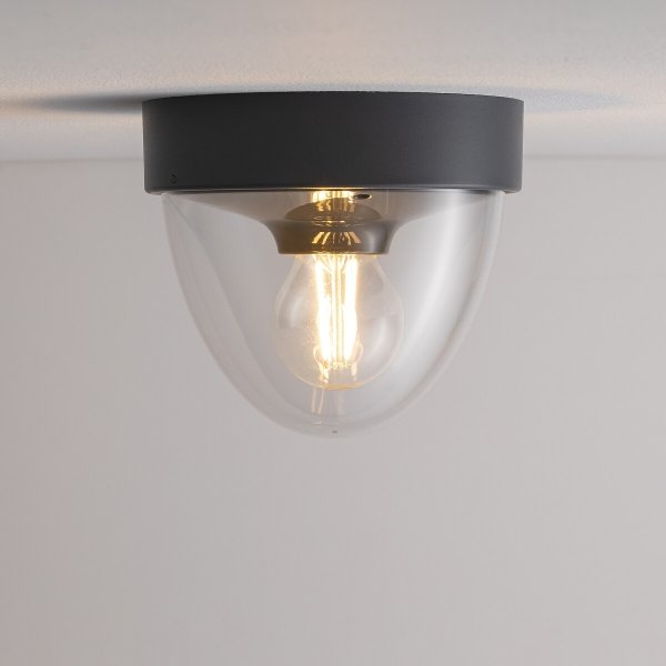 Zewnętrzna Oprawa Sufitowa Plafon IP44 NOOK GRAPHITE 7965 Nowodvorski Lighting