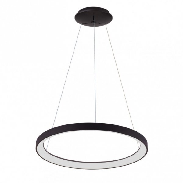 Nowoczesna Lampa Wisząca LED Czarny Okrąg VICO PND-53675-078RPC-BK-3KS4K-TRDIMM ITALUX
