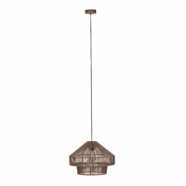 Lampa sufitowa jutowa 41x41x28cm