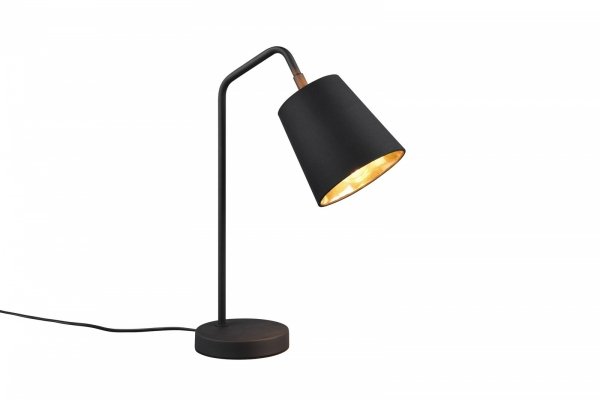 Czarno Złota Dekoracyjna Lampka Stołowa LED BUDDY R51721032 RL
