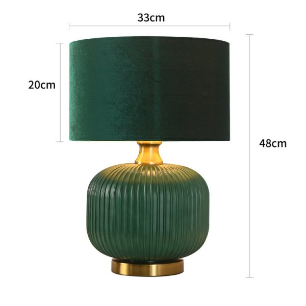 Elegancka Lampa Stołowa Butelkowa Zieleń TAMIZA LP-1515/1T small green LIGHT PRESTIGE