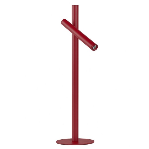 Czerwona lampka stołowa nocna TROST TABLE BLACK Azzardo AZ6800