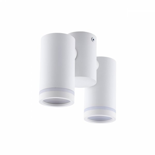 Nowoczesna oprawa sufitowa tuba BIAŁY podwójny reflektor JET SET WHITE 4352 TK-Lighting