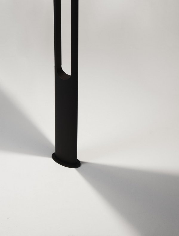 Minimalistyczny słupek ogrodowy uniwersalny LED aluminiowy kolor antracyt prostokąt IP65 VOLTANA LE75101 Luces Exclusivas