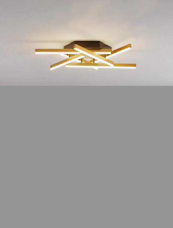 Designerski Złoty Plafon Sufitowy Nowoczesny BALTA LE43530 LUCES EXCLUSIVAS