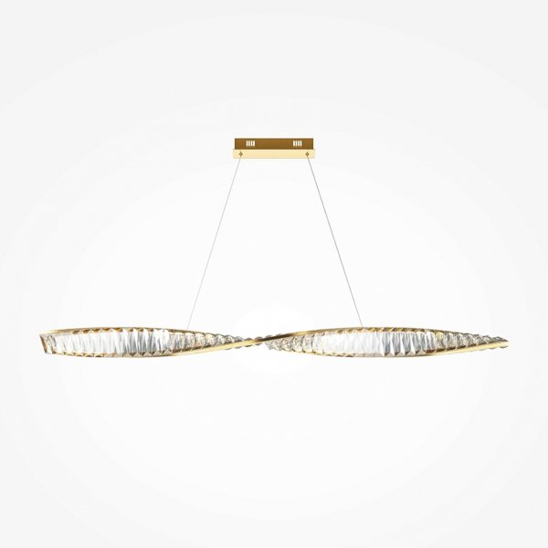 Lampa Wisząca Szklana Złota Glamour KRONE P097PL-L36BS3K MAYTONI