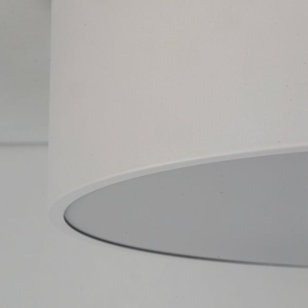 Biały plfon z metalu okrągły IP54 LIVO M 10985 TK-Lighting