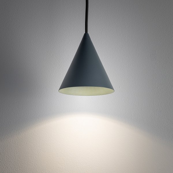 Niebieska lampa wisząca stożkowa ZENITH XS Umbra blue 11493 Nowodvorski Lighting