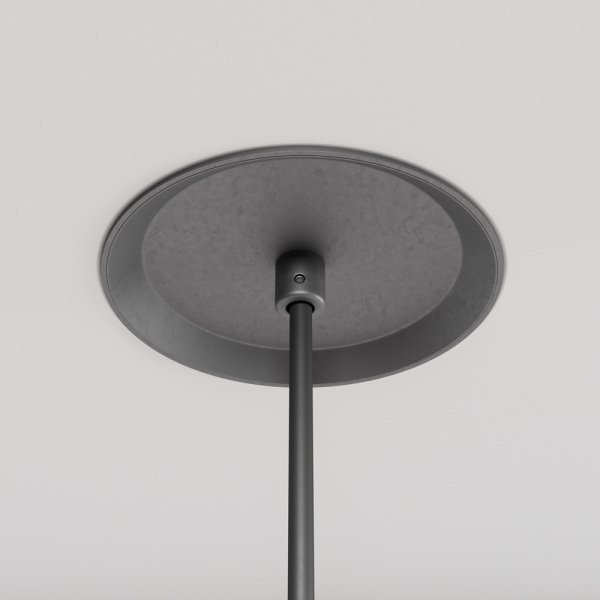 Minimalistyczna elegancka lampa wisząca LED kula czarno-biała regulacja wysokości LUNA MAYTONI P039PL-5W3K-20INS-B montaż podtynkowy