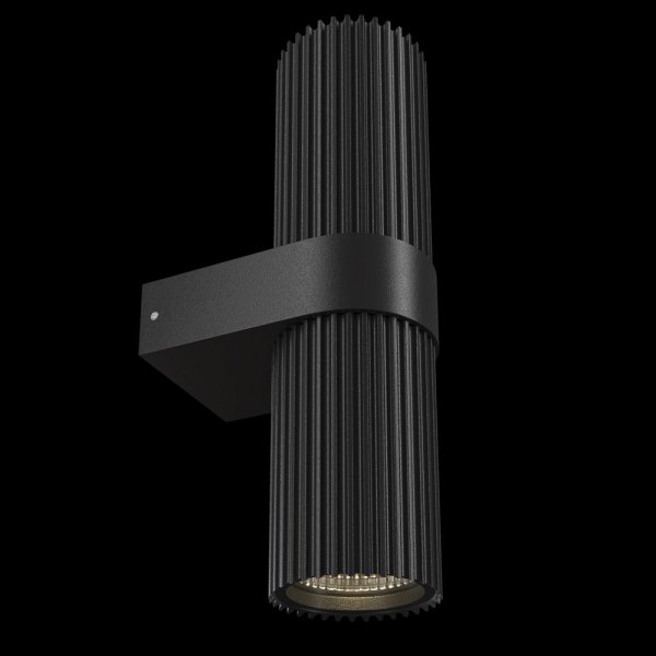 Lampa Ścienna Kinkiet Nowoczesny Tuba Czarna Aluminiowa DYNAMICS MOD326WL-02B MAYTONI