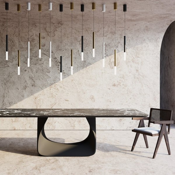 Minimalistyczna Lampa Wisząca Pro Shade Maytoni MOD157PL-L6W4K1 Biała