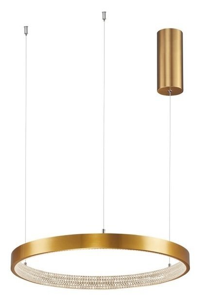 LAMPA WISZĄCA LED W KSZTAŁCIE OKRĘGU 40cm NOWOCZESNA LAMPA KOŁO ANYCZNY MOSIĄDZ MORON LE41704 LUCES EXCLUSIVAS