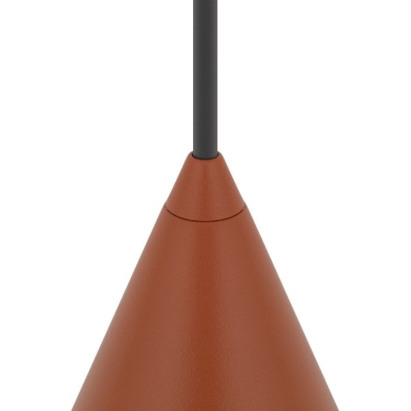 Lampa wisząca stożkowa ZENITH XS teracotta 11456 Nowodvorski Lighting