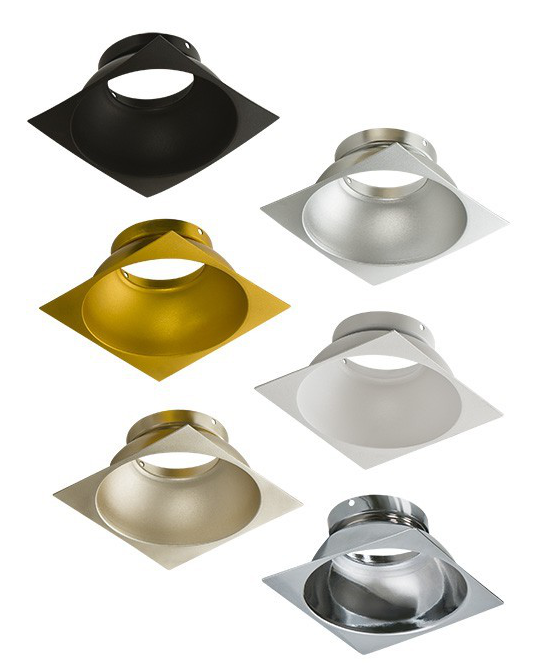 Nowoczesna lampa sufitowa plafon tuba aluminiowa + szampański HUGO AZ0828 + AZ0833 Azzardo