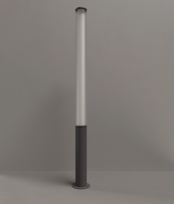 Lampa Zewnętrzna Słupek Ogrodowy 155cm 32W Antracyt IP65 Minimalistycny Maxlight Gardenia F0067 
