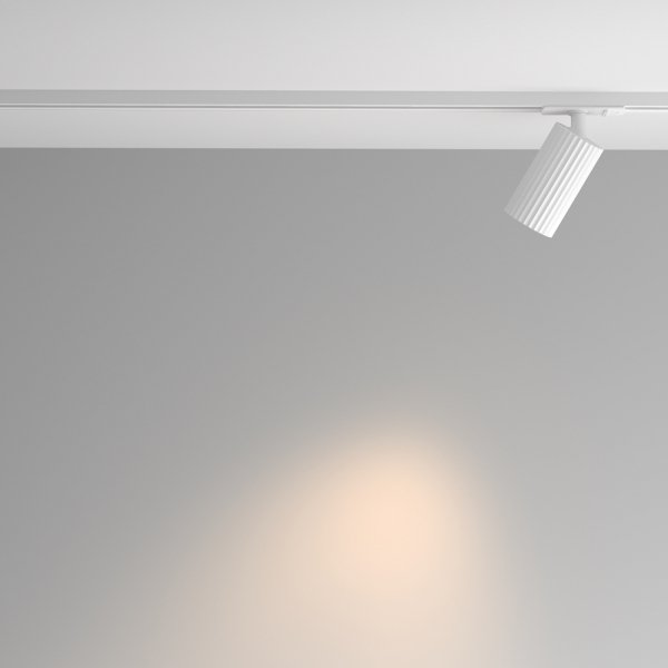 Ścieżka świetlna lampa szynowa nowoczesna regulowana tuba aluminium biały Calipso MAYTONI TR218-1-GU10-W