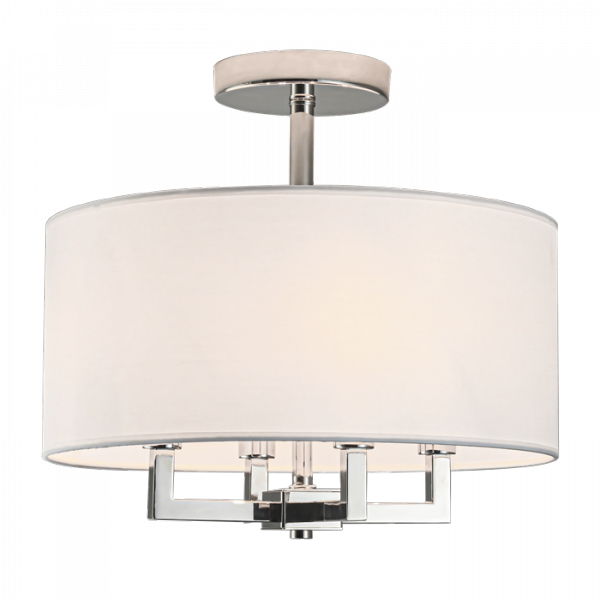 Nowoczesny Plafon Sufitowy Biały LILLE C04944NI-WH COSMO LIGHT