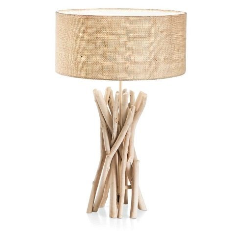 Lampa Podłogowa Designerska Drewniana DRIFTWOOD TL1 129570 IDEAL LUX