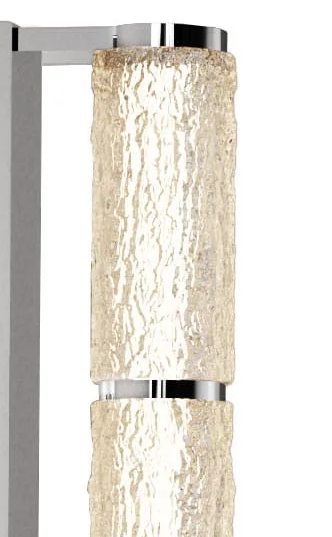 Kinkiet chromowany dekoracyjny LED 14W podłużny 46cm designerski nowoczesny Maxlight LOVE W0423 