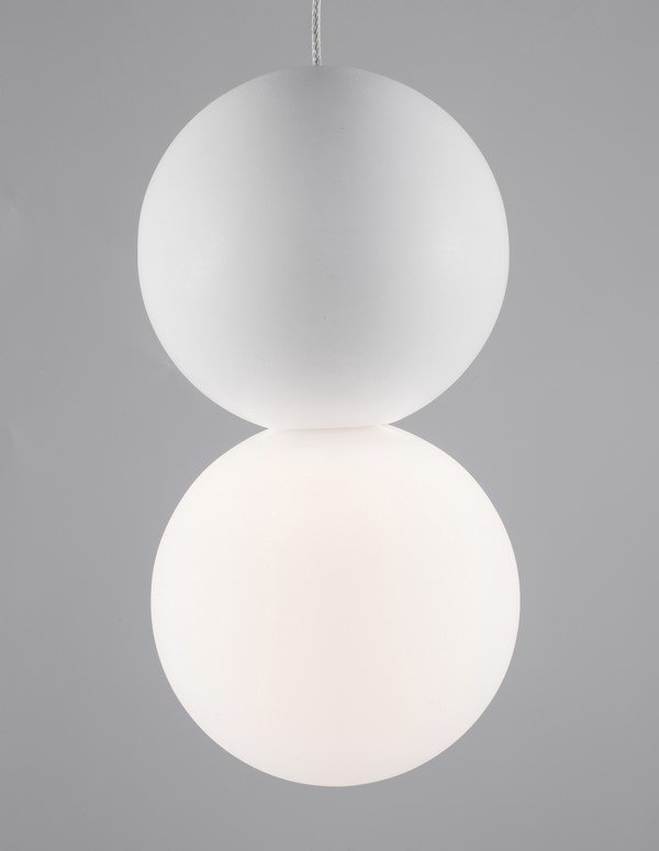 Lampa wisząca betonowo szklane kule IBAGUE LE42063 Luces Exlusivas 