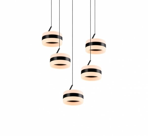 Lampa wisząca LED okrągła wielopunktowa designerska nowoczesna ściemnialna dekoracyjna DIOS 331430532 Trio