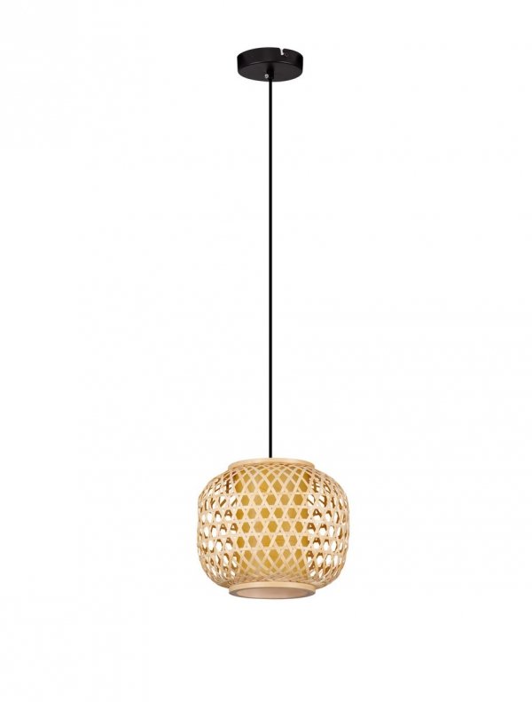 Pleciona naturalna lampa wisząca ratan REQUENA LE44862 Luces Exlusivas