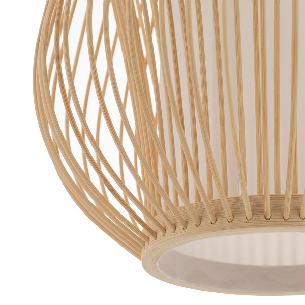 Naturalna Lampa Wisząca Z Bambusa W Stylu Boho PUKET M 11161 Nowodvorski Lighting