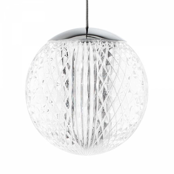 Lampa Wisząca Chrom Glamour LED Kryształowa DIAMOND SP5 305325 IDEAL LUX
