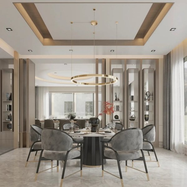  Lampa wisząca Aurum L Yaskr PL0116-130 złoty LED 3000K