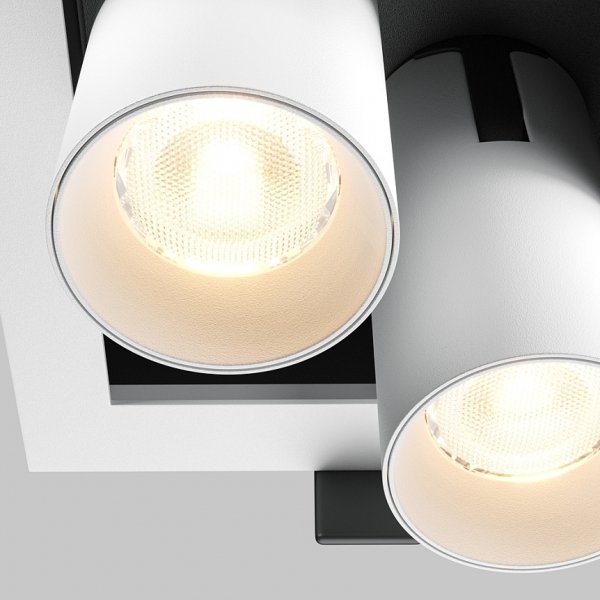 Biała Nowoczesna Oprawa Sufitowa Wpuszczana Downlight Maytoni DL094-02-7W3K-W LED 14W