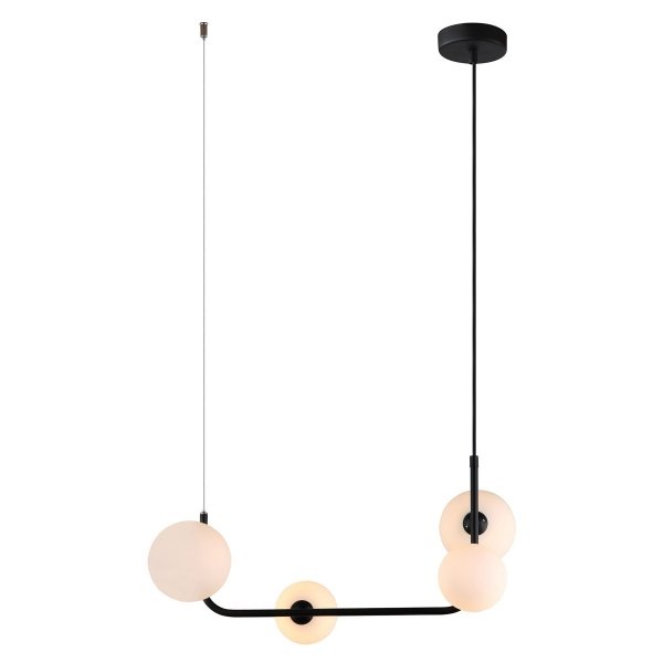 LAMPA WISZĄCA ITALUX FERRAND MDM-4123/4 BK
