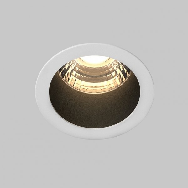 Biała Nowoczesna Oprawka Wpuszczana Downlight Minor Maytoni DL089-9W3K-BW LED 9W