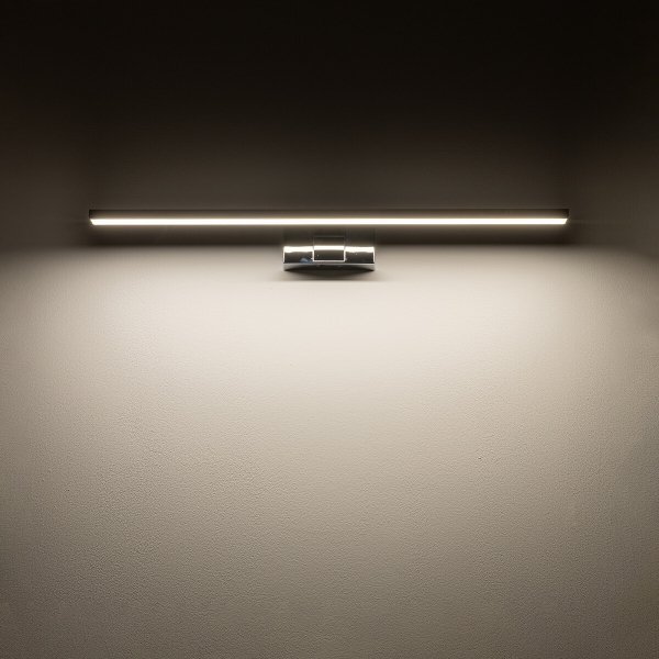 Nowoczesny Kinkiet Ścienny Nad Lustro Chrom IP44 CEZANNE LED CHROME M 3000K 10666 Nowodvorski Lighting