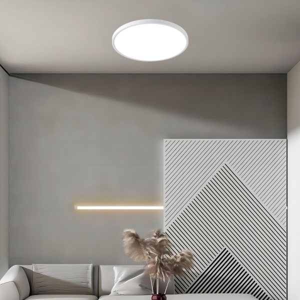 Plafon Sufiitowy Okrągły LED CCT Biały CALIFORNIA LP-2505/1C-48 WH LIGHT PRESTIGE