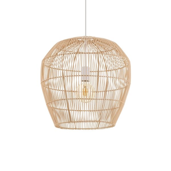 Naturalna Lampa Wisząca Z Bambusa W Stylu Boho HAITI S 11163 Nowodvorski Lighting