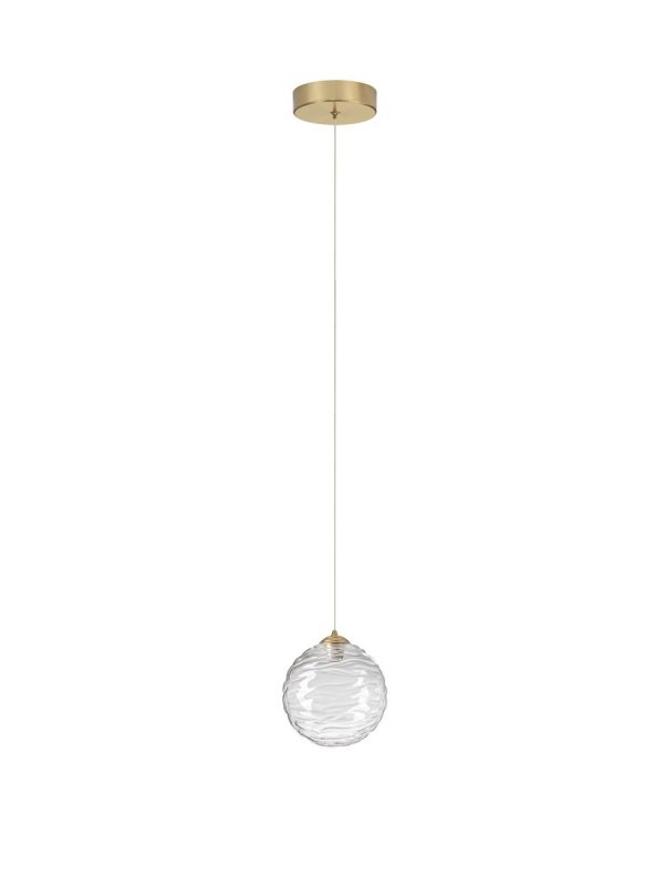 Lampa wisząca LED okrągła szklana designerska kula 14,6cm nowoczesna ALBORA LE45741 Luces Exclusivas