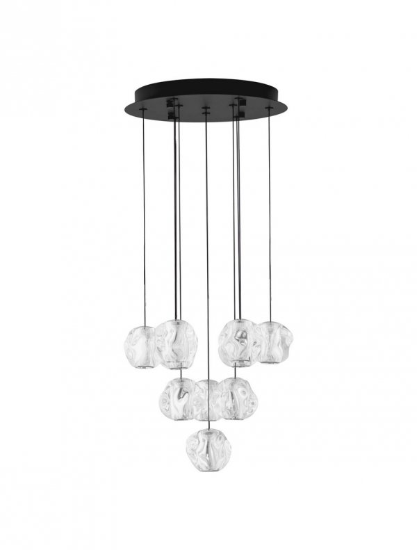 Nowoczesna Molekularna Lampa Wisząca Salonowa Białe Kule LUCES EXCLUSIVAS CHEPEN LE44643