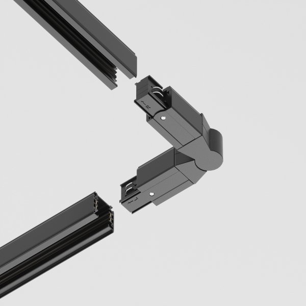 Komponenty do natynkowego systemu szynowego 3-fazowego łącznik obrotowy Accessories for tracks Trinity MAYTONI TRA005CS-31B
