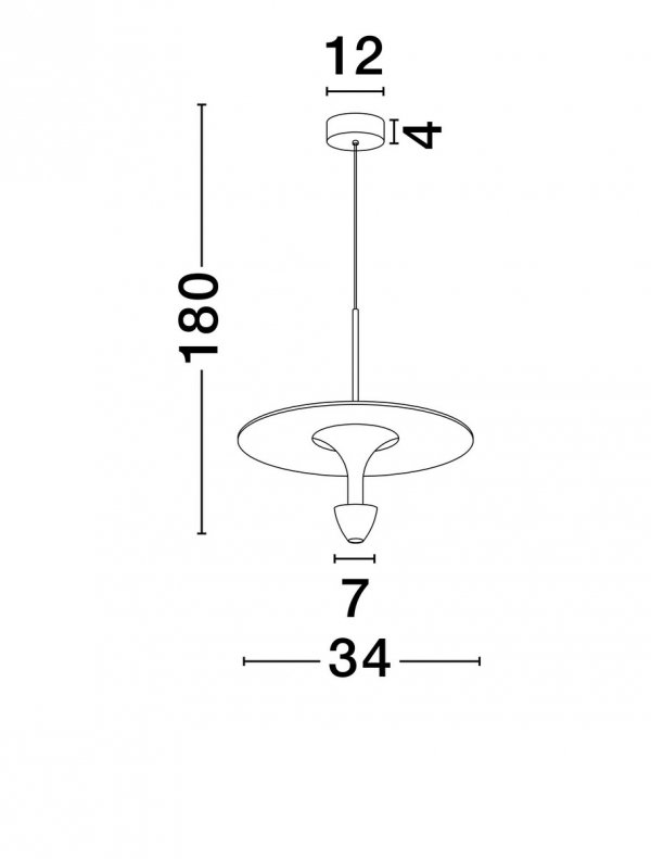 Designerska Lampa Wisząca Czarna Luces Exclusivas UCURENA LE44640