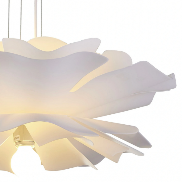 Nowoczesna Lampa Wisząca PEONY Biała 50 cm Żyrandol Sufitowy do Salonu i Sypialni Step Into Design ST-8879P white