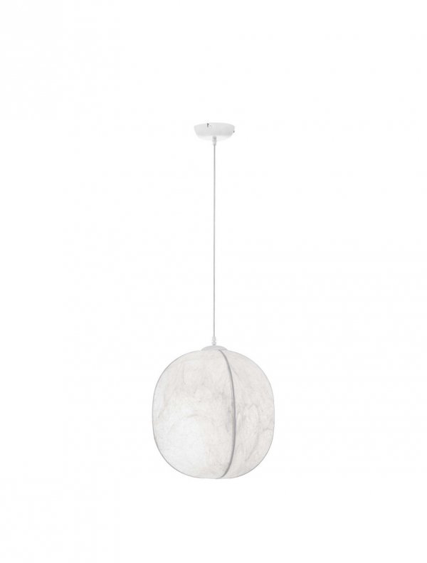 Elegancka lampa wisząca z jedwabistym kloszem MAPIRI LE44747 Luces Exlusivas