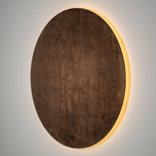 Nowoczesny Drewniany Kinkiet Ścienny RING TIMBER LED XXL 11178 Nowodvorski Lighting