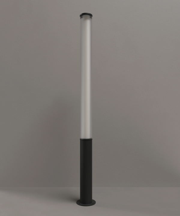 Lampa Zewnętrzna Słupek Ogrodowy 155cm 32W Czarny IP65 Minimalistyczny Maxlight Gardenia F0066 