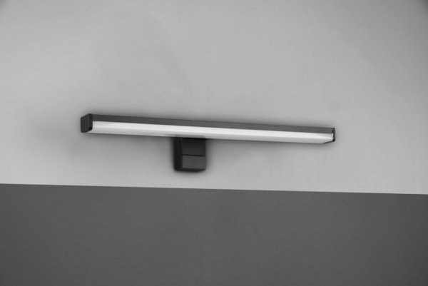 Lampa ścienna kinkiet LED czarny nad lustro listwa minimalistyczny IP44 LINO 284114032 TRIO