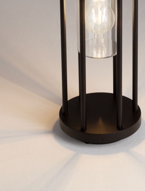 Lampa ogrodowa aluminiowa kolor antracyt minimalistyczna nowoczesna możliwość ściemniania IP65 MONTIVA LE75172 Luces Exclusivas