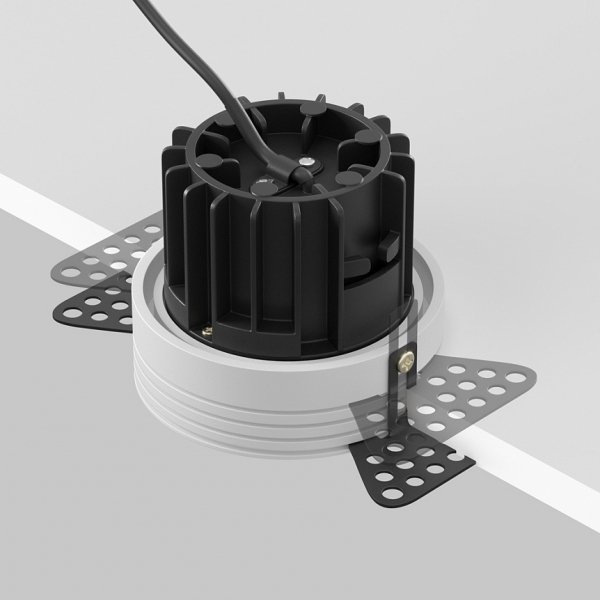 Biała Oprawka Wpuszczana Downlight Round Maytoni DL058-12W3K-TRS-W